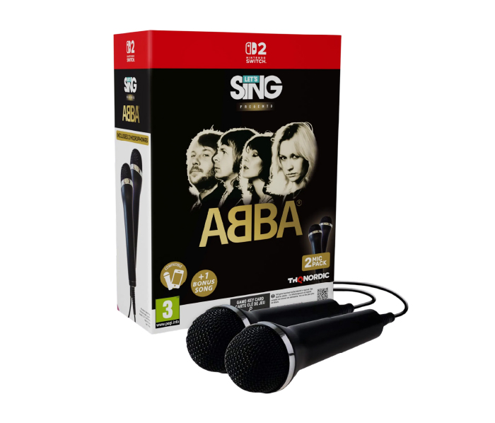 Let's Sing ABBA Game Alone/2 Mic Bundle [2027 Edition] (NSW2) - Europe
